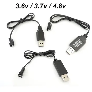 3,6 В 3,7 В 4,8 В 250 мА NiMh / NiCd Аккумулятор USB Зарядное устройство Кабель SM 2P Передний разъем Пульт дистанционного управления Авто USB Зарядное устройство Электрическое