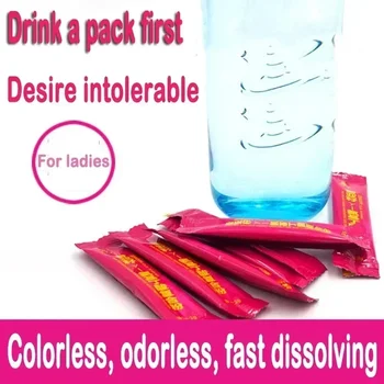 6 пакетиков 18 г/прозрачный жидкий напиток для перорального применения без запаха, который быстро растворяется и очень эффективен для свиданий на открытом воздухе